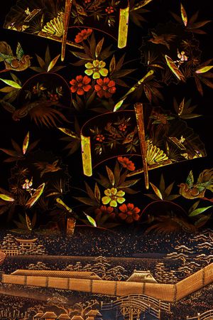 复古印花华亿平台图片