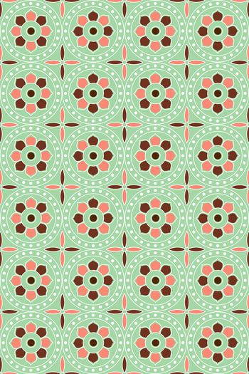 小团花印花华亿平台图片