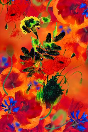 植物印花华亿平台图片