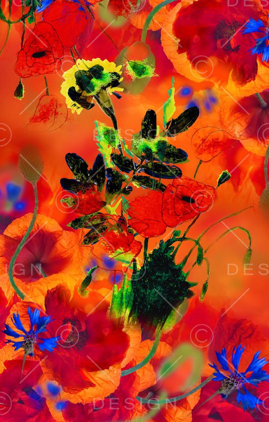 植物印花华亿平台图片