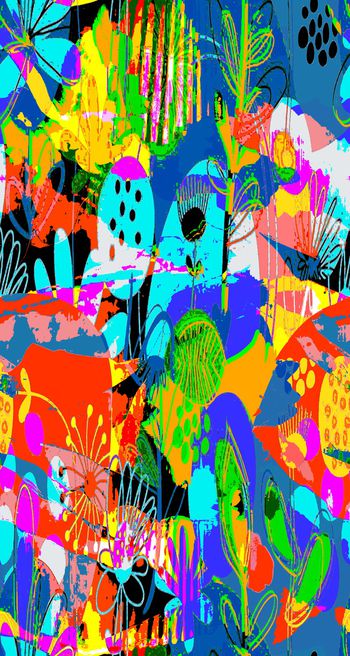 植物印花华亿平台图片