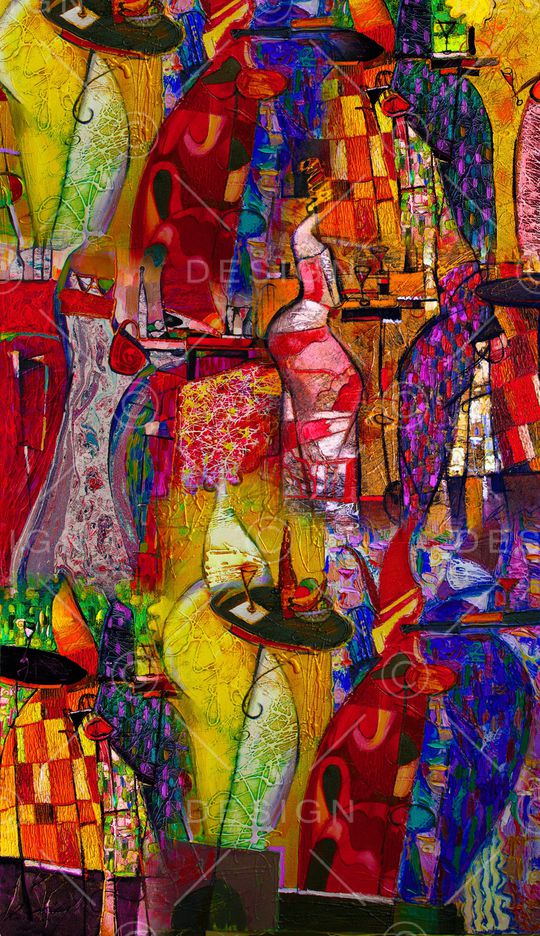 抽象印花华亿平台图片