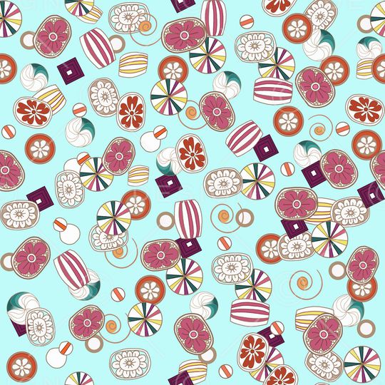 趣味印花华亿平台图片