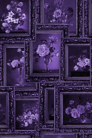 彩底花卉印花华亿平台图片