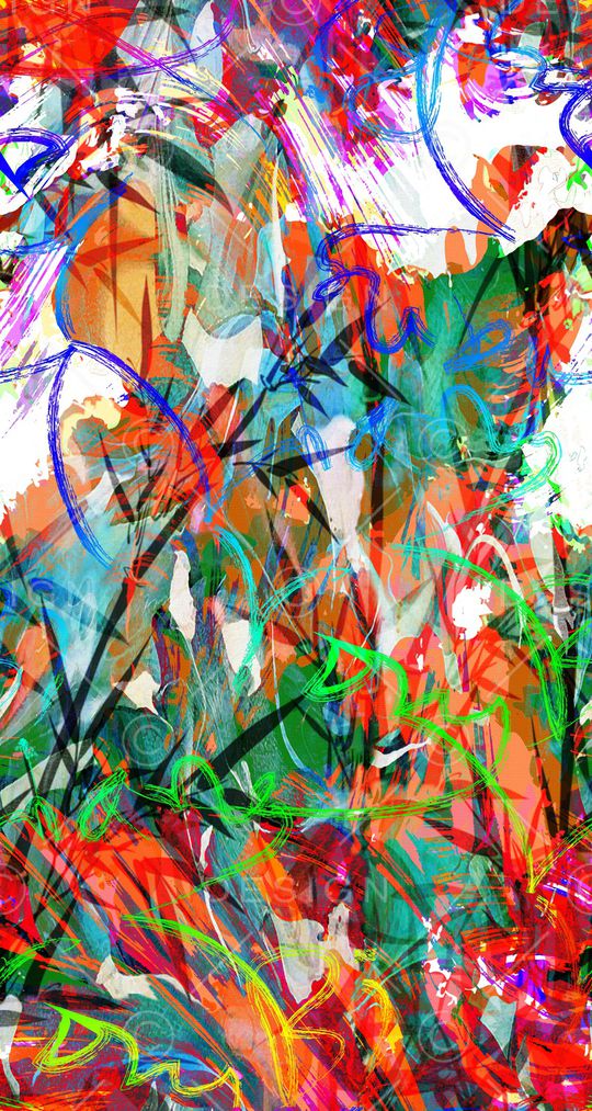 抽象印花华亿平台图片