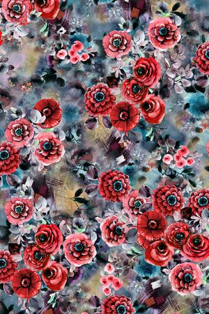 复古印花华亿平台图片