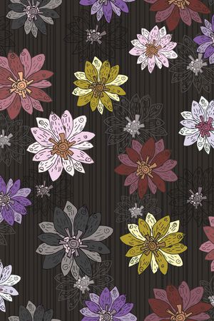 几何花卉印花华亿平台图片