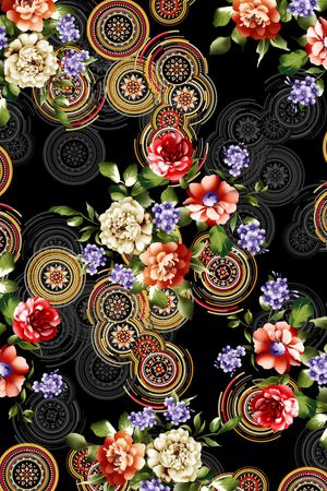 几何印花华亿平台图片