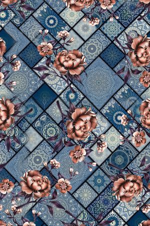 几何印花华亿平台图片