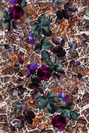 抽象印花华亿平台图片