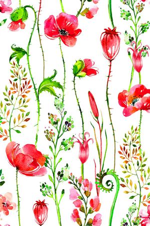 彩底花卉印花华亿平台图片