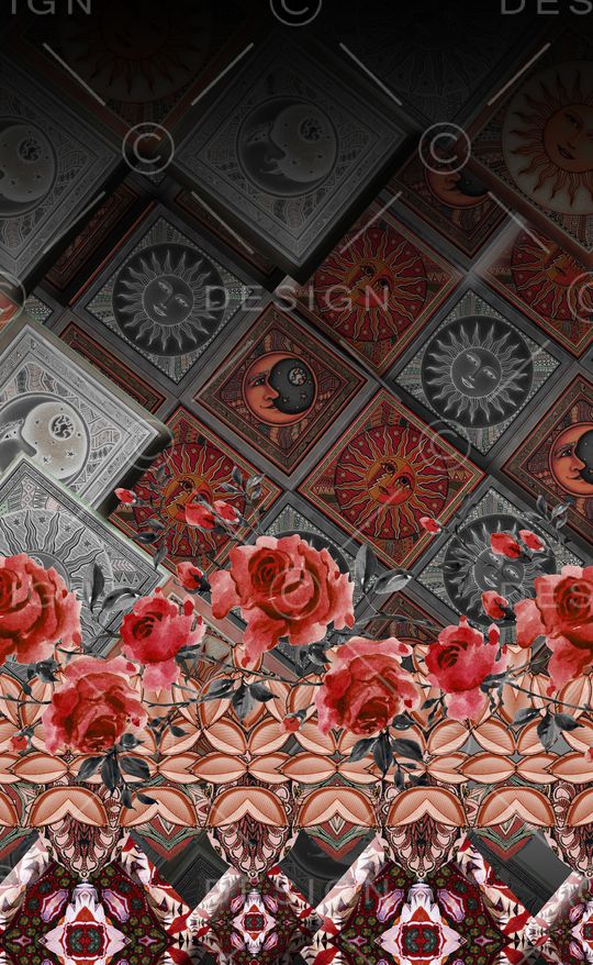 波西米亚印花华亿平台图片