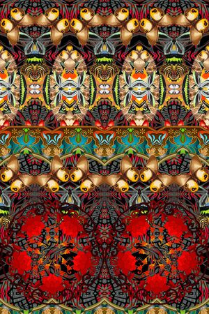 波西米亚印花华亿平台图片