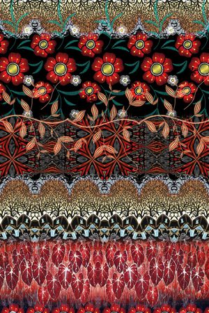 波西米亚印花华亿平台图片