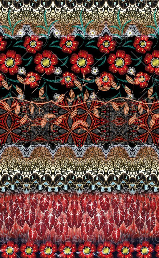 波西米亚印花华亿平台图片