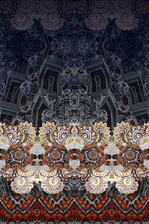 波西米亚印花华亿平台图片