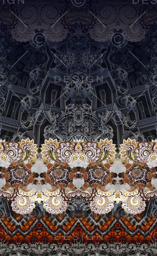 波西米亚印花华亿平台图片