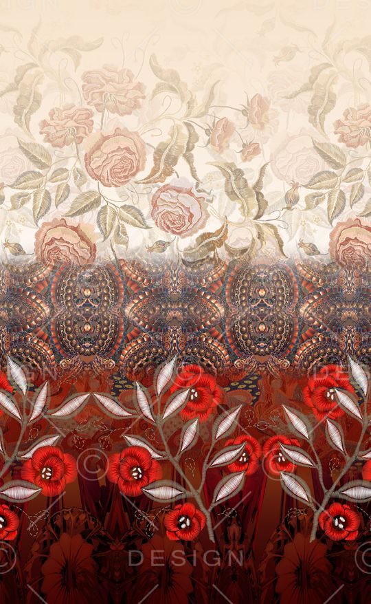 波西米亚印花华亿平台图片