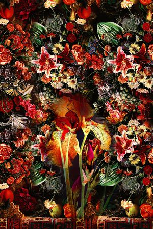 郁金香印花华亿平台图片