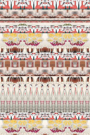 水墨风印花华亿平台图片