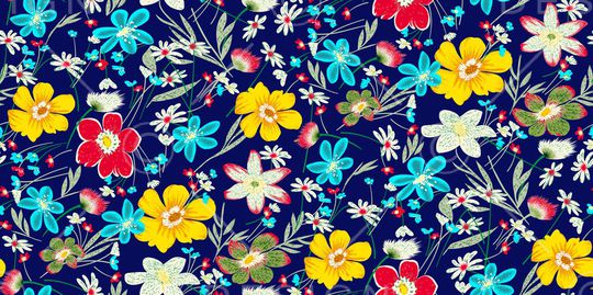 定位花印花华亿平台图片