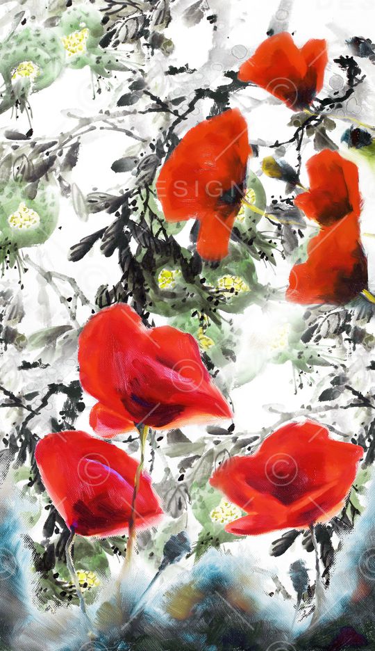 中国风印花华亿平台图片