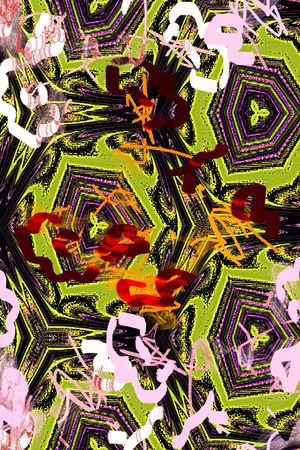 混合拼接印花华亿平台图片