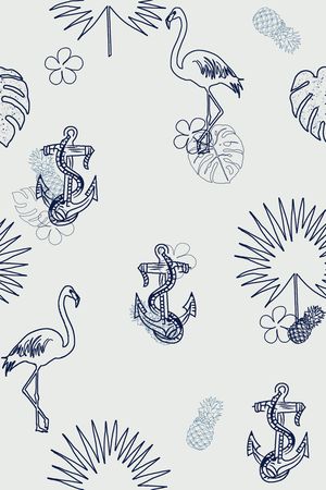 船锚印花华亿平台图片