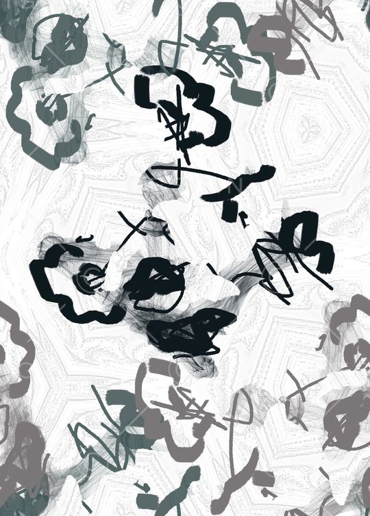 混合拼接印花华亿平台图片