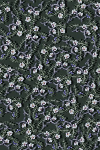 911790-立体阴影碎花