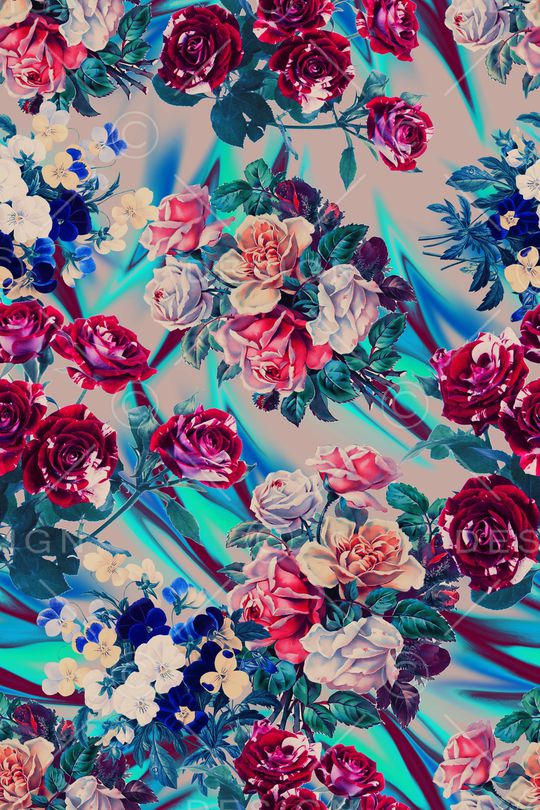 植物印花华亿平台图片