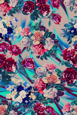 植物印花华亿平台图片