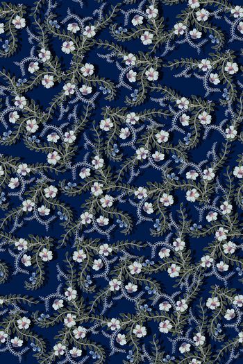 911889-立体阴影碎花