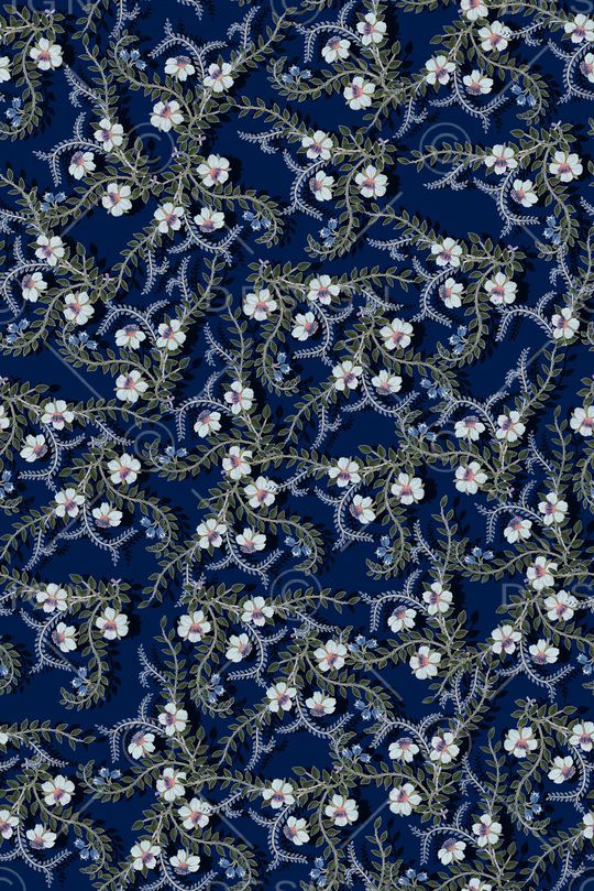 小碎花印花华亿平台图片