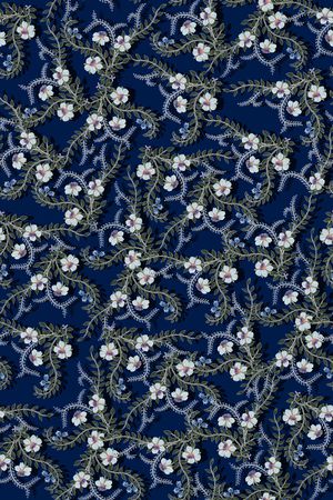 小碎花印花华亿平台图片