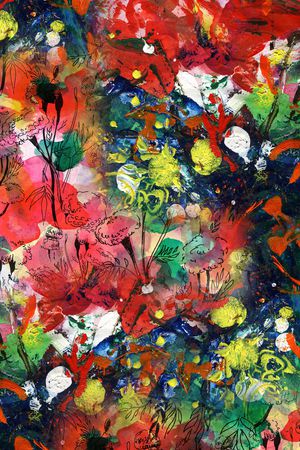 抽象印花华亿平台图片