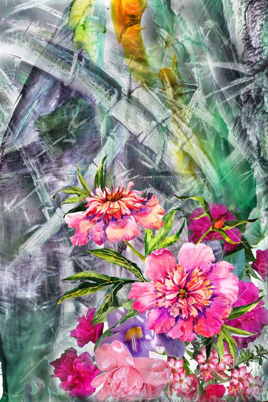 抽象印花华亿平台图片