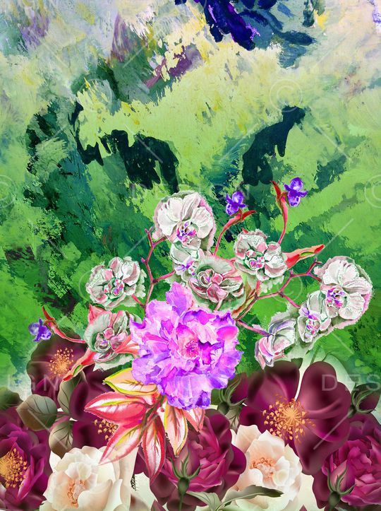 抽象印花华亿平台图片