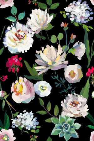 牡丹印花华亿平台图片