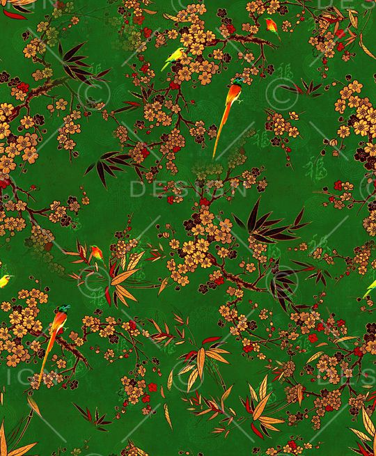 鸟印花华亿平台图片