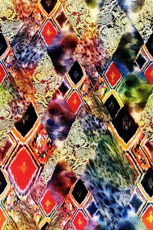 动物纹印花华亿平台图片