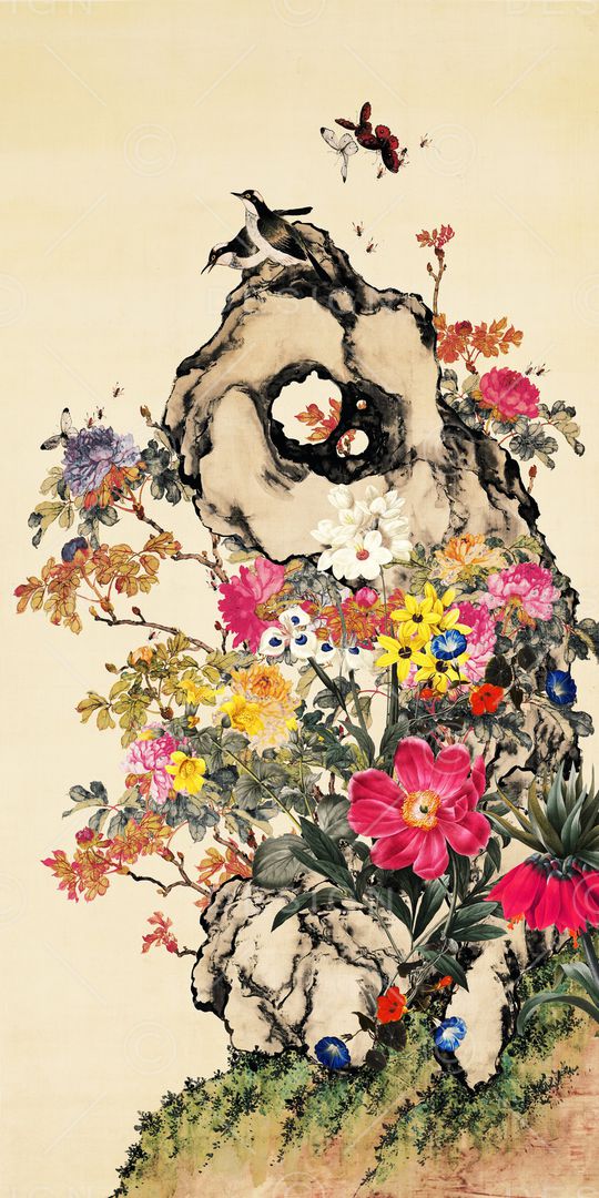 中老年印花华亿平台图片