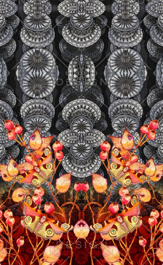 水彩花卉印花华亿平台图片