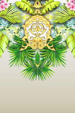 大牌风印花华亿平台图片