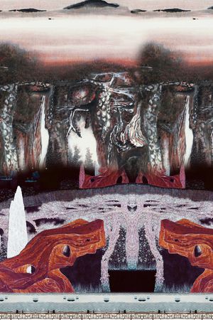 水墨风印花华亿平台图片