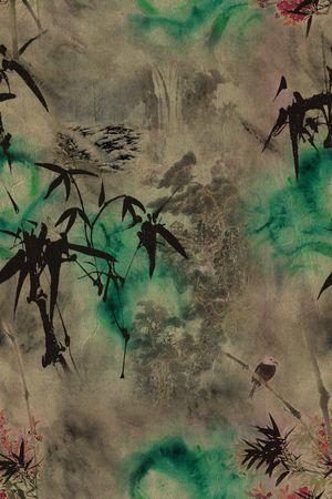 竹子印花华亿平台图片