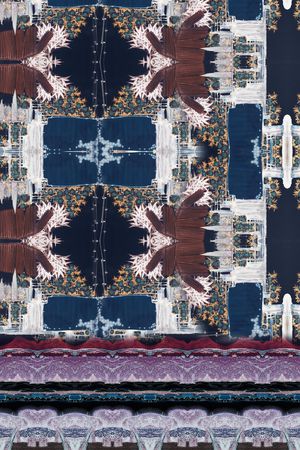 水墨风印花华亿平台图片