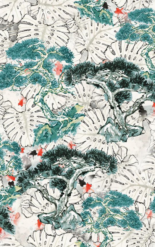 抽象印花华亿平台图片