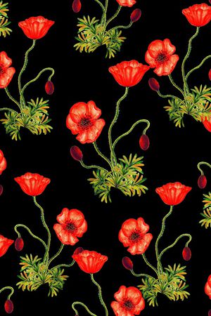 虞美人印花华亿平台图片