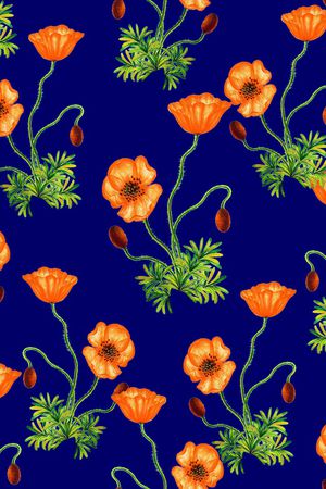 虞美人印花华亿平台图片